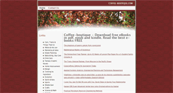 Desktop Screenshot of coffee-boutique.com