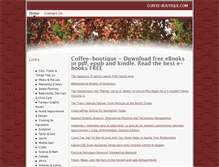 Tablet Screenshot of coffee-boutique.com